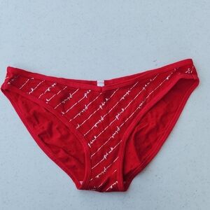PINK Victoria's Secret Red Panties